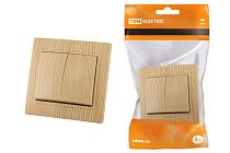 Выключатель 2 кл. 10А "ЭКО" (сосна) "Таймыр"  TDM