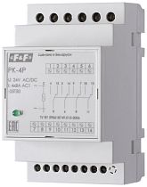 Реле промежуточное (электромагнитное) PK-4P/Un220V Евроавтоматика F&F
