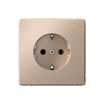 ArtGallery Песочный Розетка с заземлением, 16А, механизм Systeme Electric (Schneider Electric)