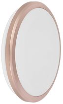 Светильник ЖКХ ДПБ 3201 12Вт IP54 4000K круг роз. золото  IEK