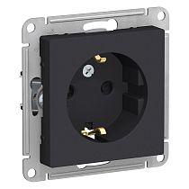 AtlasDesign Карбон Розетка с заземлением со шторками 16А Systeme Electric (Schneider Electric) AtlasDesign Карбон Розетка с заземлением со шторками 16А Systeme Electric (Schneider Electric)