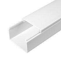 Кабель-канал белый двойной замок в п/э 60х40 (40м/уп) Промрукав