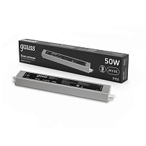 Блок питания Gauss 50W 24V IP66 1/50 Блок питания Gauss 50W 24V IP66 1/50
