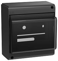 UNION Mini Корпус пластиковый КМПн-6 IP30 черный IEK