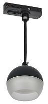 LIGHTING Светильник 4119 декоративный трековый подвесной под лампу GX53 черный IEK LIGHTING Светильник 4119 декоративный трековый подвесной под лампу GX53 черный IEK