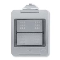 Коробка IP55 для открытой установки на 2 модуля, серия Zenit/Stylo | ABB | 2CLA329100N1101 Коробка IP55 для открытой установки на 2 модуля, серия Zenit/Stylo | ABB | 2CLA329100N1101