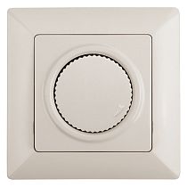 Светорегулятор ЭРА Intro Solo 4-401-02 поворотный, 600Вт 230В, IP20, скрытой установки, слоновая кость