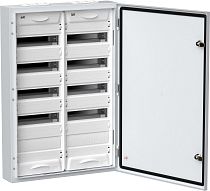 TITAN 5 Корпус металлический ЩРн-120 (2х60) 835х570х140мм IP54 белый (одна дверь)  IEK