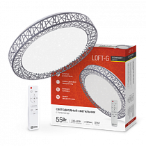 Светильник светодиодный COMFORT Loft-G 55Вт 230В 3000-6500K 4400Лм 400x105мм с пультом ДУ IN HOME