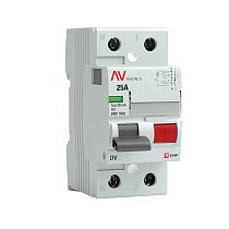 Устройство защитного отключения DV 2P  25А/ 30мА (AC) EKF AVERES