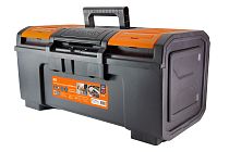 Ящик для инструментов ПРОФИ-16, 39х22х16 см, усилен., замок-автомат, лоток, органайзеры, «Рубин»  TDM