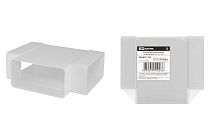 Тройник для прямоугольных воздуховодов, 55х110,  TDM