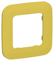 FLITE Рамка 1-местная РУ-1-А-ФлЖК желтый карри IEK