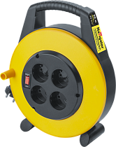 Удлинитель Navigator 93 954 NPE-RС-04-10-X-2x0.75 катушка закрытый корпус 4 гнезда без заземления 10м