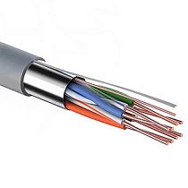 Провод компьютерный (витая пара) экранированный FTP4 CAT5E 24AWG CCA (обмедненный)