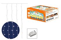 Гирлянда новогодняя "Занавес" 1,5х1,5 м, белый свет,  8 режимов, наружное использование, IP44,  TDM