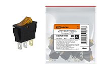 Клавишный переключатель IRS-101-Y желтый с подсветкой 2 положения 1з  TDM