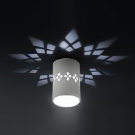 Светильник настенно-потолочный спот ЭРА  OL10 LD GX53 WH белый, подсветка 1 W
