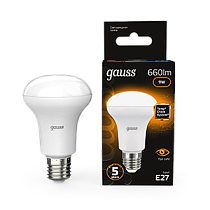 Лампа светодиодная Gauss R63 E27 9Вт 660lm 2700K
