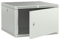 ITK LINEA W Шкаф настенный 6U 600х600мм дверь металл серый 2.0
