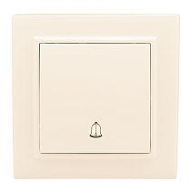Минск Кнопка звонка  СП, 10А, бежевый EKF