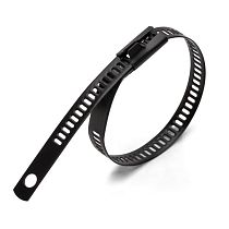 Хомут кабельный СКЛ-П (316) 12х450 стальной лестничного типа с покрытием (уп.100шт) Fortisflex