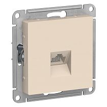 AtlasDesign Бежевый Розетка компьютерная RJ45, E5 Systeme Electric (Schneider Electric)