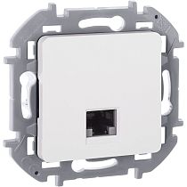 INSPIRIA Розетка компьютерная RJ45 категория 6 UTP белый