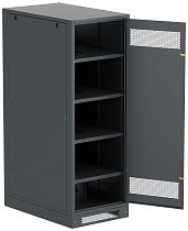 ITK LINEA B Шкаф (пустой) 1700х600х950мм металлическая дверь черный IEK