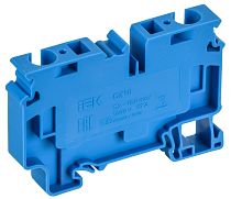 ARMAFIX Клемма пружинная CX10 BU 10мм2 проходная синяя IEK