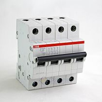 Автоматический выключатель четырехполюсный C 63А 6кА SH204 ABB
