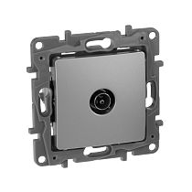 ETIKA Розетка TV тип звезда алюминий ETIKA Розетка TV тип звезда алюминий