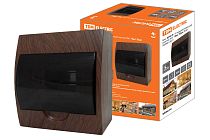 Бокс ЩРН-П-8 модулей навесной пластик IP41 "Эко" (бук)  TDM Бокс ЩРН-П-8 модулей навесной пластик IP41 "Эко" (бук)  TDM