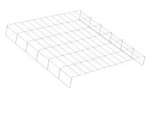 Решетка защитная Gauss  для светильника ЛПО/ДПО 660х660х100 1/6