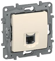 IEKETIKA Розетка компьютерная RJ45 категория 5Е UTP 6723411 слоновая кость IEK