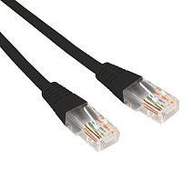 Патч-корд U/UTP CAT 6, RJ45-RJ45, 26AWG, LSZH, черный, 0.5м REXANT
