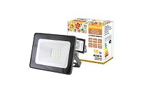 Прожектор светодиодный СДО-04-010Н 10 Вт, 4000 К, IP65, серый, Народный TDM