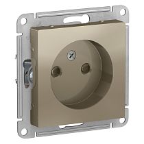 AtlasDesign Шампань Розетка без заземления со шторками 16А Systeme Electric (Schneider Electric)