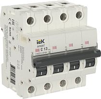 ARMAT Автоматический выключатель четырехполюсный M10N 4P C 13А  IEK