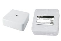 Коробка распаячная КР 50х50х20 ОП белая, IP40, с клем. колодкой, инд. штрихкод TDM Коробка распаячная КР 50х50х20 ОП белая, IP40, с клем. колодкой, инд. штрихкод TDM