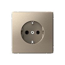 ArtGallery Шампань Розетка с заземлением, 16А, механизм Systeme Electric (Schneider Electric)