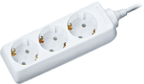 Удлинитель бытовой Navigator NPE-S-03-150-E-3x1 с заземлением 3 гнезда 1.5м
