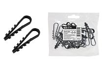 Дюбель-хомут ДХК-10 для круглого кабеля 5-10мм нейлон черный (100шт)  TDM