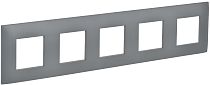 SKANDY Рамка 5-местная SK-F05Gr серый IEK