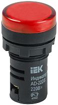 Лампа AD22DS матрица d22мм красный 230В  IEK
