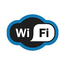 Табличка ПВХ «Зона Wi-Fi» 200х150 мм REXANT Табличка ПВХ «Зона Wi-Fi» 200х150 мм REXANT