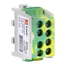 Клемма распределительная КСР с двойным винтом 2x35/2x25 желто-зеленая EKF PROxima Клемма распределительная КСР с двойным винтом 2x35/2x25 желто-зеленая EKF PROxima
