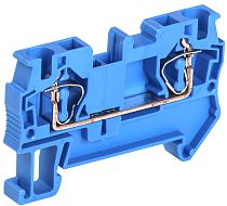 Клемма пружинная КПИ 2в-4 41А синяя  IEK