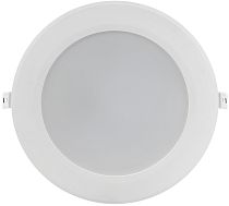 Светильник светодиодный ДВО 1716 белый круг 18Вт 4000К IP40  IEK