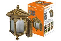 Светильник садово-парковый "Самурай" 60 Вт, вверх, шагрень/бронза, Е27,  TDM